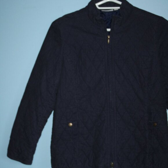 Croft&Barrow Corduroy Medium Women's Zip Up Jacket with Pockets Modest - Picture 2 of 16